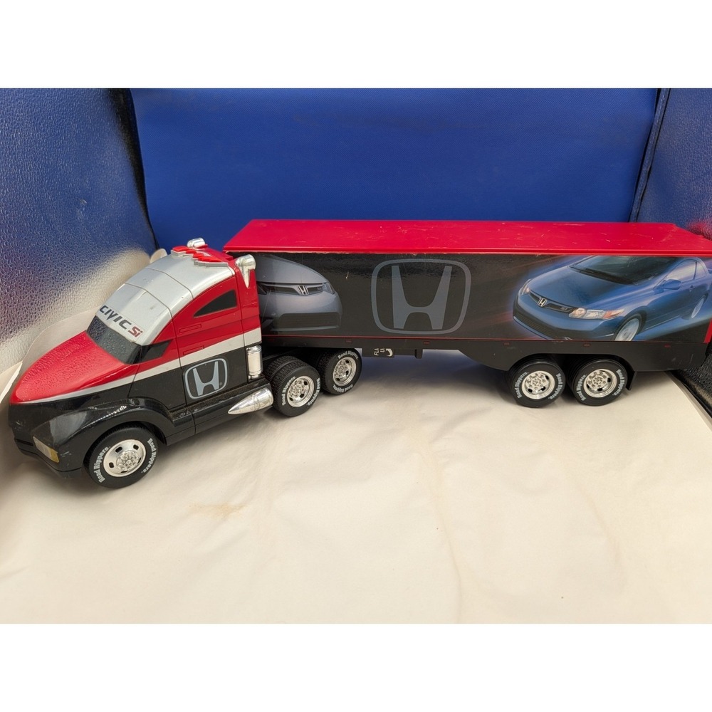 Toy State Road Rippers Honda Civic Si Semi Tractor Trailer Rare Tested READ